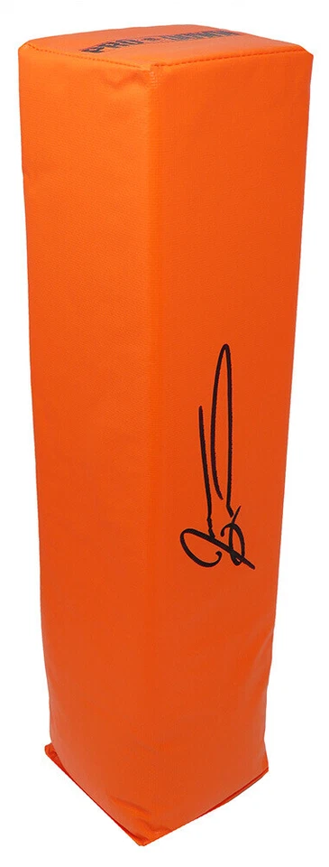 Jevon Kearse (Tennessee Titans) Signed Orange Endzone Football Pylon - SCHWARTZ - Image 1 of 1