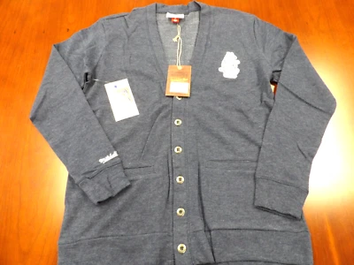 NWT MITCHELL & NESS MLB CHICAGO CUBS NAVY BLUE CARDIGAN SWEATER SIZE S - Image 1 of 4