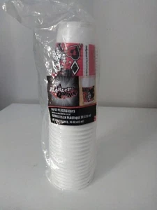 NEW DC COMICS HARLEY QUINN 16OZ PLASTIC CUPS  PARTY PACKAGE OF 26 - Picture 1 of 7