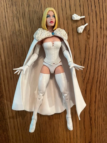 MARVEL LEGENDS EMMA FROST WHITE QUEEN HELLFIRE CLUB SDCC EXCLUSIVE Cover