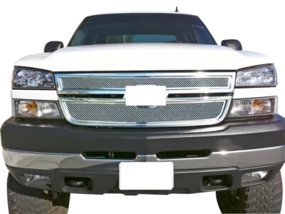 Se adapta a Chevy Silverado 1500/05-06 2006 Silverado 2500HD/3500 rejilla de malla inoxidable Foto 1 de 3