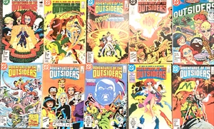 ADVENTURES OF THE OUTSIDERS. NUMBER'S 33-40 & 42-43. (10 ISSUE 1986-1987 LOT). - Picture 1 of 21