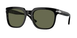 Nuevo Auténtico PERSOL PO3323S 95/58 56MM NEGRO/VERDE POLARIZADO - Imagen 1 de 2