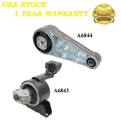 2 PIEZAS MOTOR TRASERO Y MONTAJE TRANS APTO PARA CHEVROLET OPTRA 2004-2010 2,0 L Foto 1 de 4