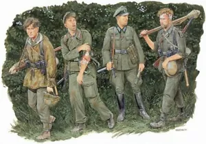 Drache DEUTSCHER verwundeter Soldat 1/35 Soldatenfiguren Modellbausatz - Bild 1 von 1