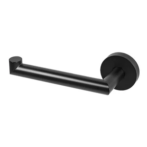 Soporte para rollos de papel BARK latón negro para baño y WC >> para perforar o pegar - Imagen 1 de 6