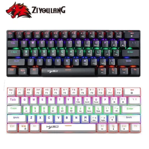 60% Wired Blue Switch Mechanical Gaming Keyboard Type C for PC Computer PS4 Xbox - Picture 1 of 14