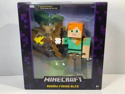 Minecraft Arrow Firing Alex da Mattel 2015 - Imagem 1 de 4