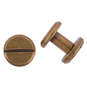 Tornillos de latón Chicago para fundas de pistola clips/cabestrillo para rifle - Imagen 1 de 5