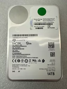 Seagate EXOS X14 14 TB 3,5" SAS HDD ST14000NM0288 disco rigido 01LU840 *NON SATA* - Foto 1 di 5