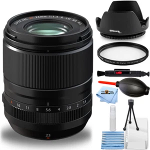 FUJIFILM XF 23mm f/1.4 R LM WR Lens 16746539 - 7PC Accessory Bundle - Picture 1 of 4
