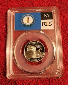 2001 s silver Kentucky statehood quarter PCGS PR 69 DCAM - Picture 1 of 2