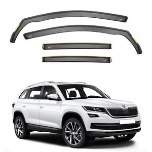 ISPEED Wind Deflectors for Skoda Kodiaq MK1 2017-2024 5-Door 4pcs Visors - Picture 1 of 9