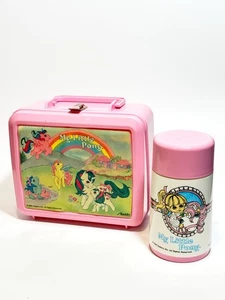 1986 My Little Pony rosa Brotdose & Thermoskanne Set von Aladdin - Vintage - Bild 1 von 10