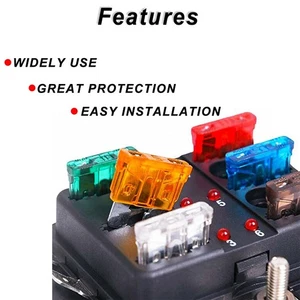 19mm 5A 30A Set 100stk Autosicherungen KFZ Sicherungen Flachsicherung Sortiment - Bild 1 von 9