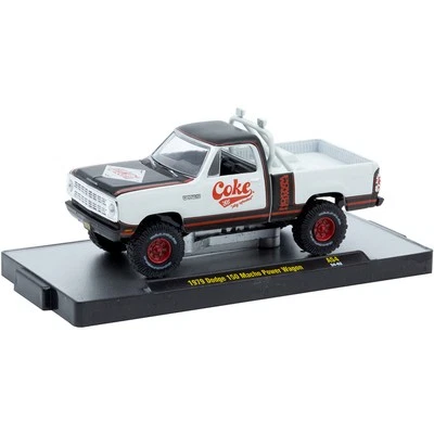 1979 Dodge 150 Macho Power Wagon - Coke 1:64 Model Truck by M2 32500-A54-P8 - Image 1 of 4
