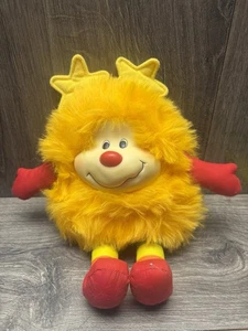 Vintage 1983 Hallmark RAINBOW BRITE Yellow SPARK Sprite Plush 12" Doll VG - Picture 1 of 4