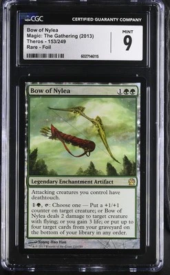 BOW OF NYLEA Theros Foil Rare CGC 9 MTG [Nostalgium] - Image 1 of 2