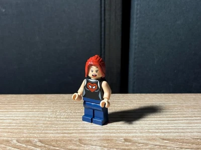 LEGO MARVEL СУПЕРГЕРОИ Мэри Джейн минифигурка паук футболка sh103 РЕДКАЯ - Изображение 1 из 2