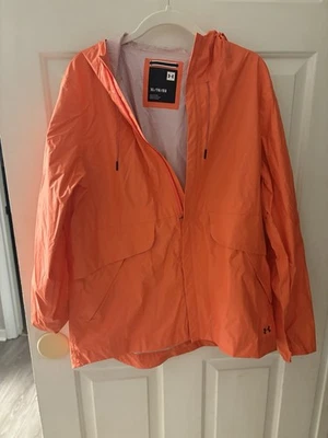 Underarmour Orange Rain Jacket Size Cl Women’s - Image 1 of 4