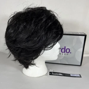 Flirty Flip parrucca di HAIRUWEAR taglio testurizzato media 16265 ebano/nero - Foto 1 di 11