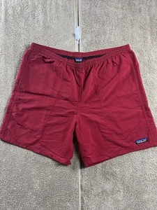 Pantalones Cortos Patagonia Para Hombre 6" Talla M Rojo Malla Forrados Secado Rápido Natación Activa - Imagen 1 de 12
