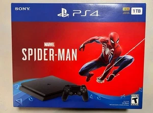 PlayStation 4 Slim 1TB Console - Marvel's Spider-Man Bundle Unopened - Picture 1 of 4