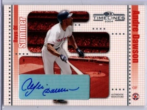 2004 Donruss Timelines Baseball Boys of Summer Andre Dawson AUTO RED SOX - Picture 1 of 1