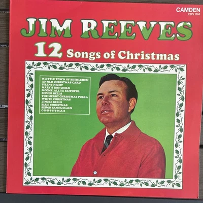 Jim Reeves - 12 Songs of Christmas - Original 1963 12" Vinyl LP Record -Vintage - Image 1 of 4