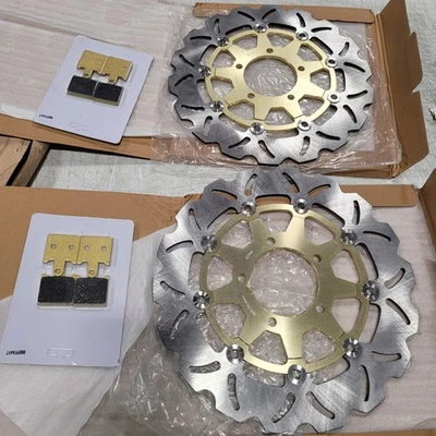 Front Brake Rotors Pads for Kawasaki Concours 14 ZG 1400 08-22 ZX14R 2006-2022 - Image 1 of 4