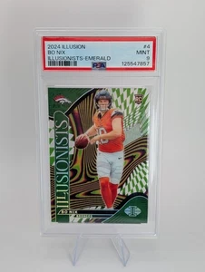 2024 Panini Illusions Bo Nix Illusionists #4 PSA 9 - Bild 1 von 2