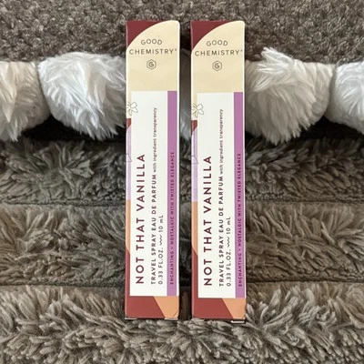 Good Chemistry Not That Vanilla Travel Spray Eau De Parfum Perfume - Lote de 2 Foto 1 de 3