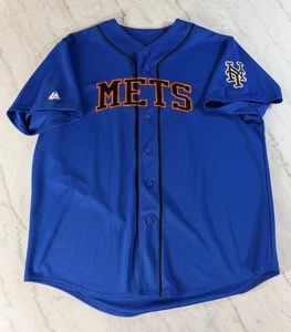 New York Mets Trikot Herren XL Blau MLB Baseball Majestic Authentic - Bild 1 von 3