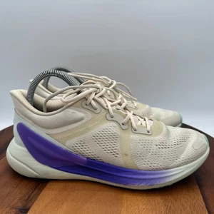 Lululemon Blissfeel Run Shoes Womens 10 Beige Purple Running Walking Sneakers - Picture 1 of 10