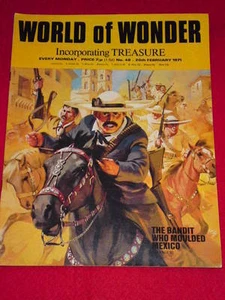 WORLD OF WONDER # 48 - BANDIT WHO MOULDED MEXICO - Feb 20 1971 - Imagen 1 de 1