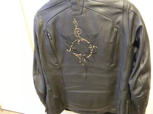 Damen-Motorrad Lederjacke Held schwarz, Gr. 44, super Zustand - Bild 1 von 12