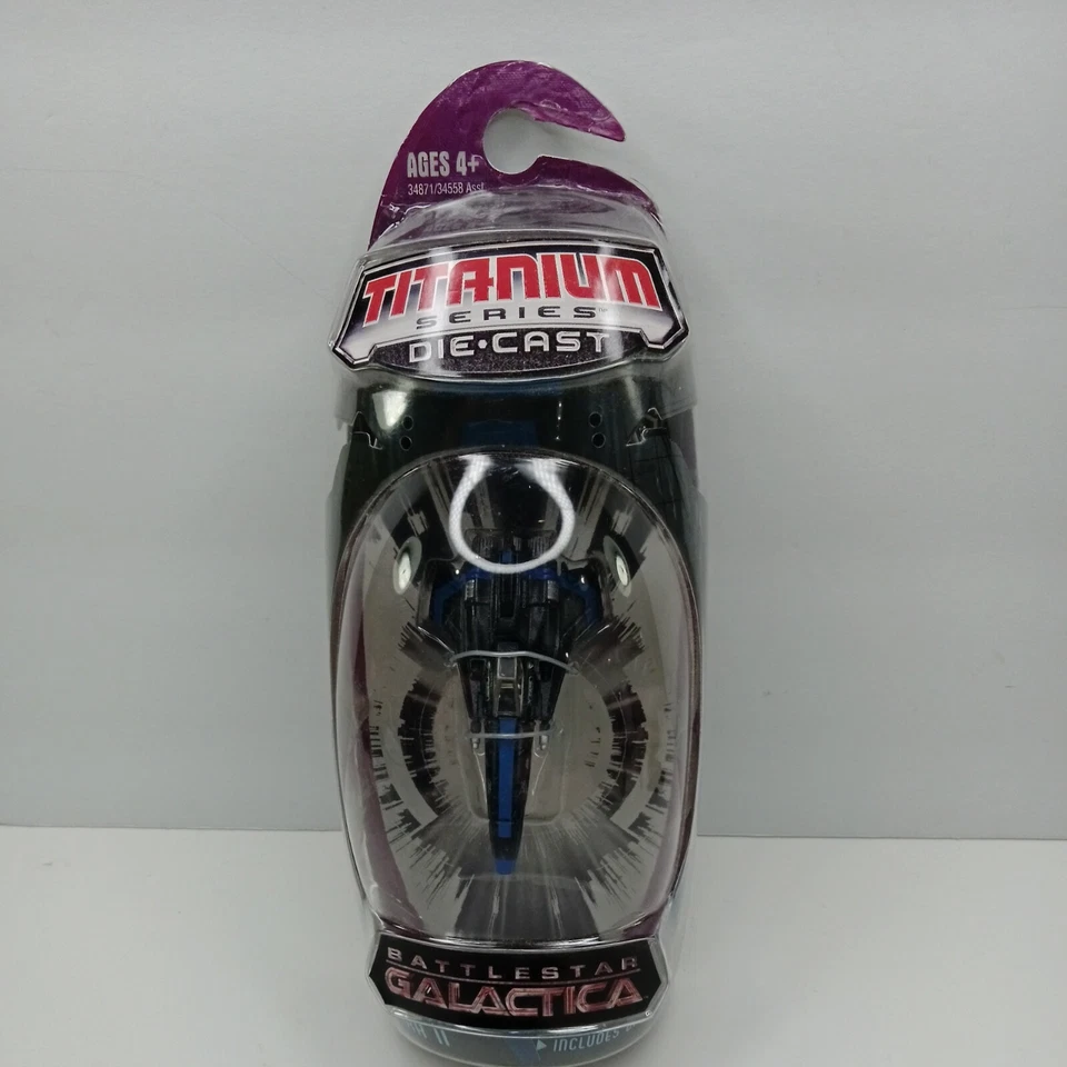Colonial Viper Mark II Battlestar Galactica Titanium Die Cast Hasbro 2006 MIB
