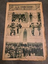 LA PRESSE NEWSPAPER, MONTREAL, CANADA, 18 AUGUST 1923, MONUMENT AUX CANADIENS