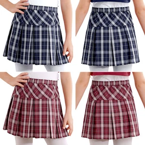Kids Girls Uniform School Skirt Casual Pleated Summer Plaid Birthday Streetwear - Picture 1 of 28