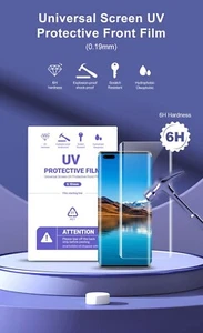 2er Pack 6H Hardness Protect Film Displayschutzfolie Curved Schutzfolie UV 6H - Bild 1 von 4