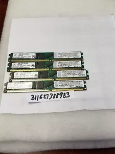 4GB = 4X1GB DDR1 DDR PC3200R PC-3200R 3200 400MHZ 400 184PIN ECC-REG RDIMM 1RX4 - Picture 1 of 1