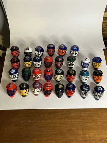NHL Franklin hockey helmets lot toys collectibles mini helmets collection 30 nhl Cover