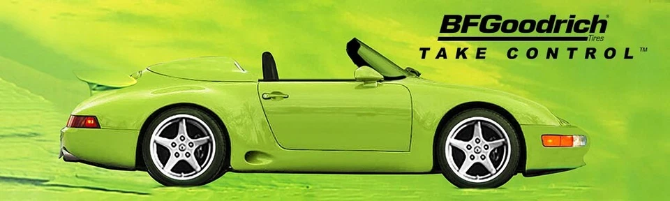 REPRODUCTION BF GOODRICH 1991 STROSEK PORSCHE 911 SPEEDSTER VINTAGE 964 21"x72" - Image 1 of 1