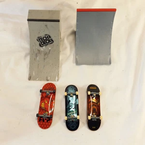 3 Tech Deck Finger Boards Paul Rodriguez David Gonzalez Stevie Williams & Ramps - Picture 1 of 6