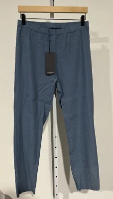 NWT Grizas Crinkle Linen Cotton Pants Lagenlook Elastic Wearable Art Sz L - Image 1 of 4