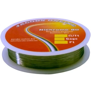 Nichrome 80 Widerstandsdraht (Nichrome V, Chromel A), 40 Stärke, 1000 Fuß - Bild 1 von 1