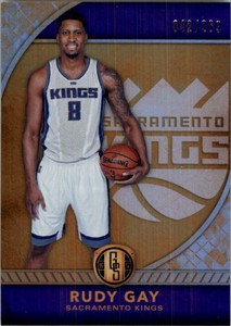 2016-17 Panini Gold Standard Sacramento Kings Basketball Card #32 Rudy Gay /269