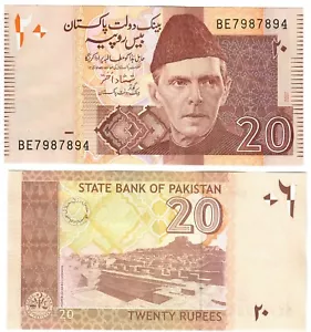 Pakistan 20 Rupees 2007 UNC - Picture 1 of 1