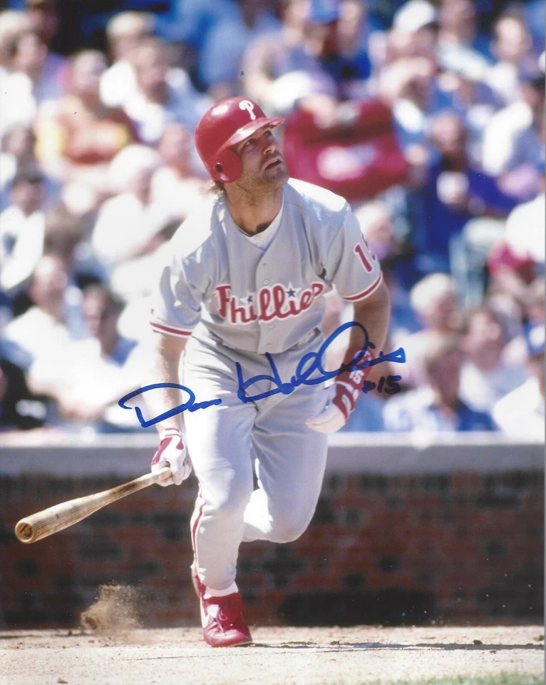 Philadelphia Phillies Dave Hollins Autographed 8x10 Photo COA - Image 1 of 1