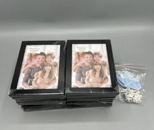 Marcos de fotos pequeños negros a granel 3,5x5, juego de 18 mesas o colgantes - Imagen 1 de 4